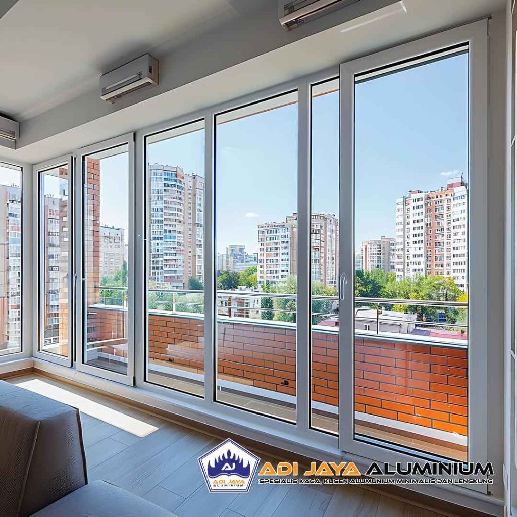 Pintu Sliding Aluminium Kaca
