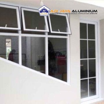 Model jendela aluminium minimalis
