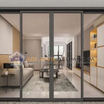 Pintu aluminium custom Bogor kedap suara senyap