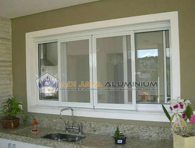 Jendela aluminium custom Bogor minimalis termurah